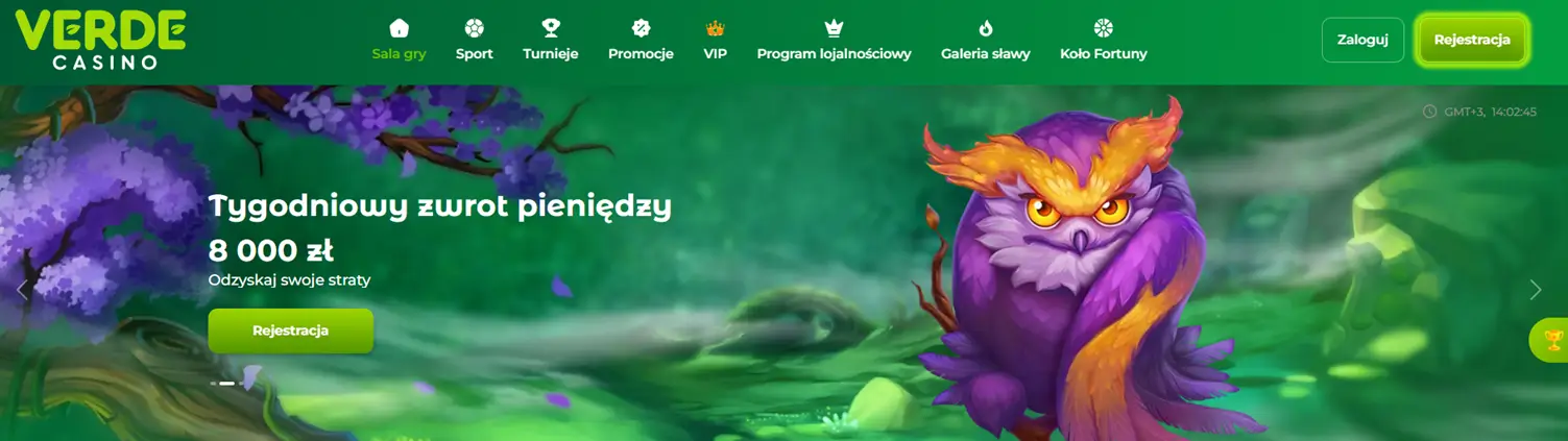 Strona glowna online Verde Casino
